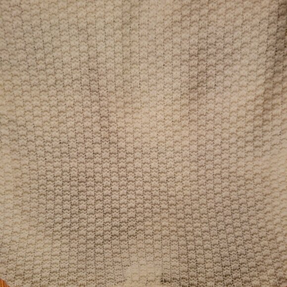 Pine State L Cream Chunky Knit Sweater‎ USA Vintage Grandpacore - Picture 5 of 6